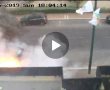 צפו בתיעוד: רגע פגיעת הרקטה ברובע י"ז באשדוד ושריפת הרכב (וידאו)