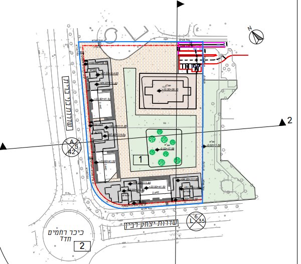 תא השטח שמיועד לפרויקט