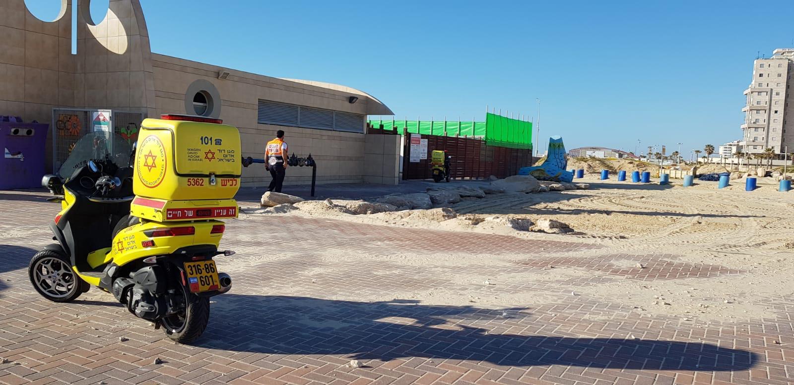 טביעה באשדוד | קרדיט: חגי כהן דוברות מד"א לכיש