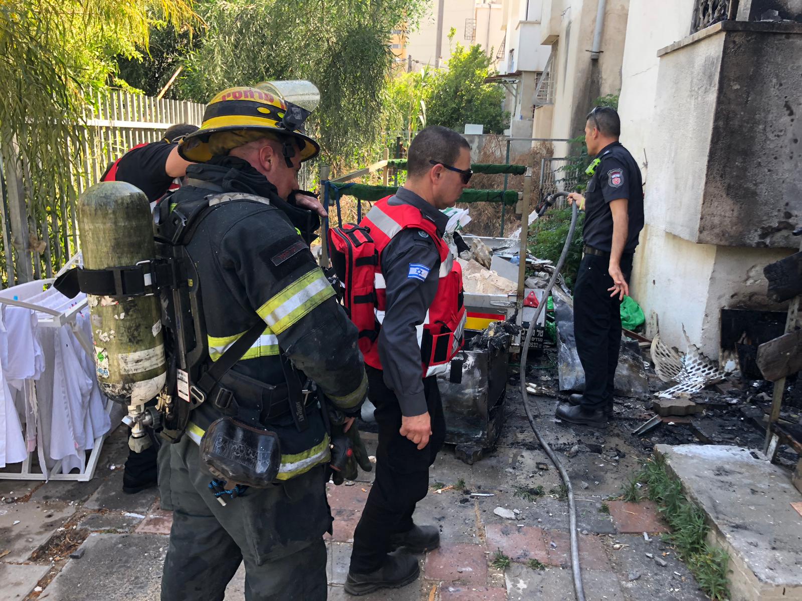 שריפה באשדוד | צילום: אורי קריספין