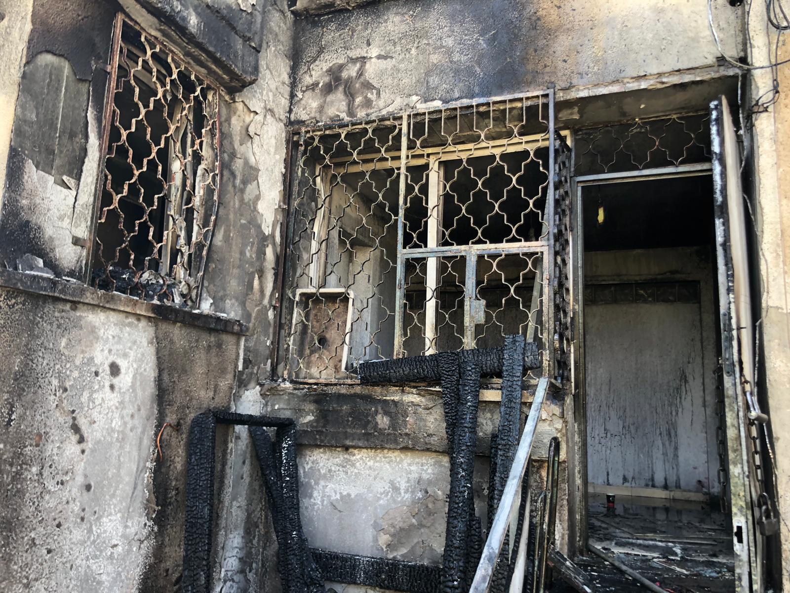 שריפה באשדוד | צילום: אורי קריספין