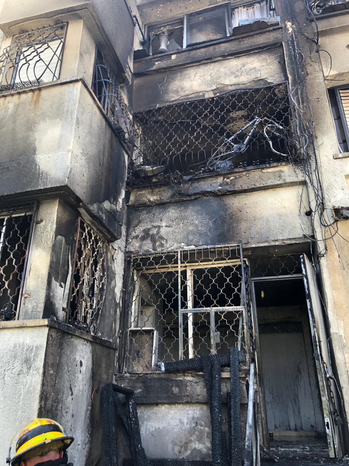 שריפה באשדוד | צילום: אורי קריספין