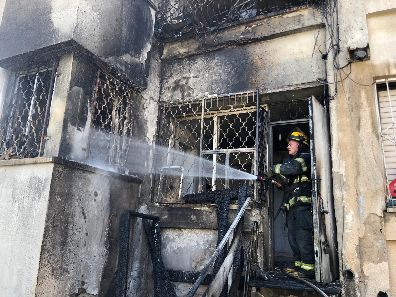 שריפה באשדוד | צילום: אורי קריספין