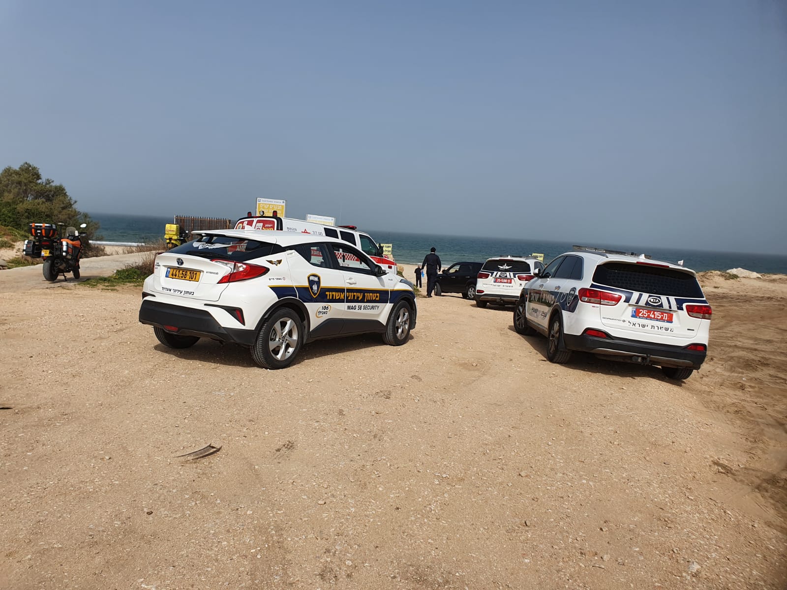 אירוע טביעה בחוף אשדוד. צילום: איחוד הצלה