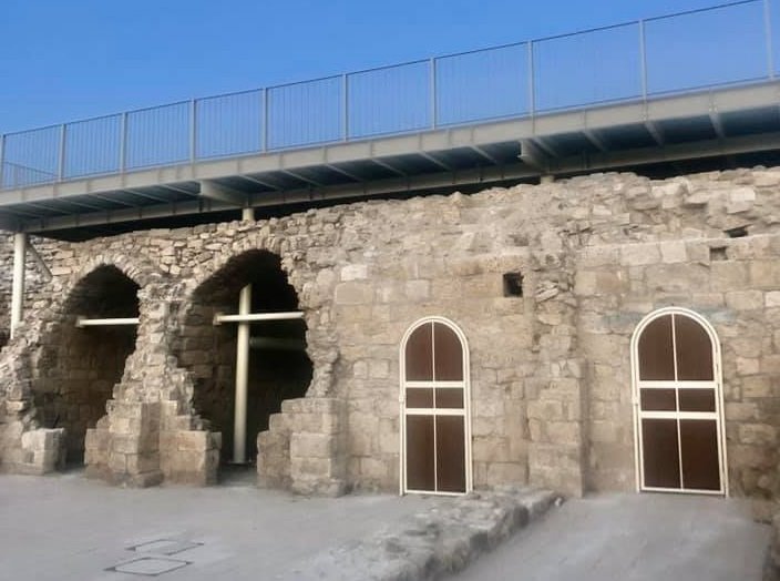 פיתוח הקמרונות במצודה. צילום: אורן אוחנה