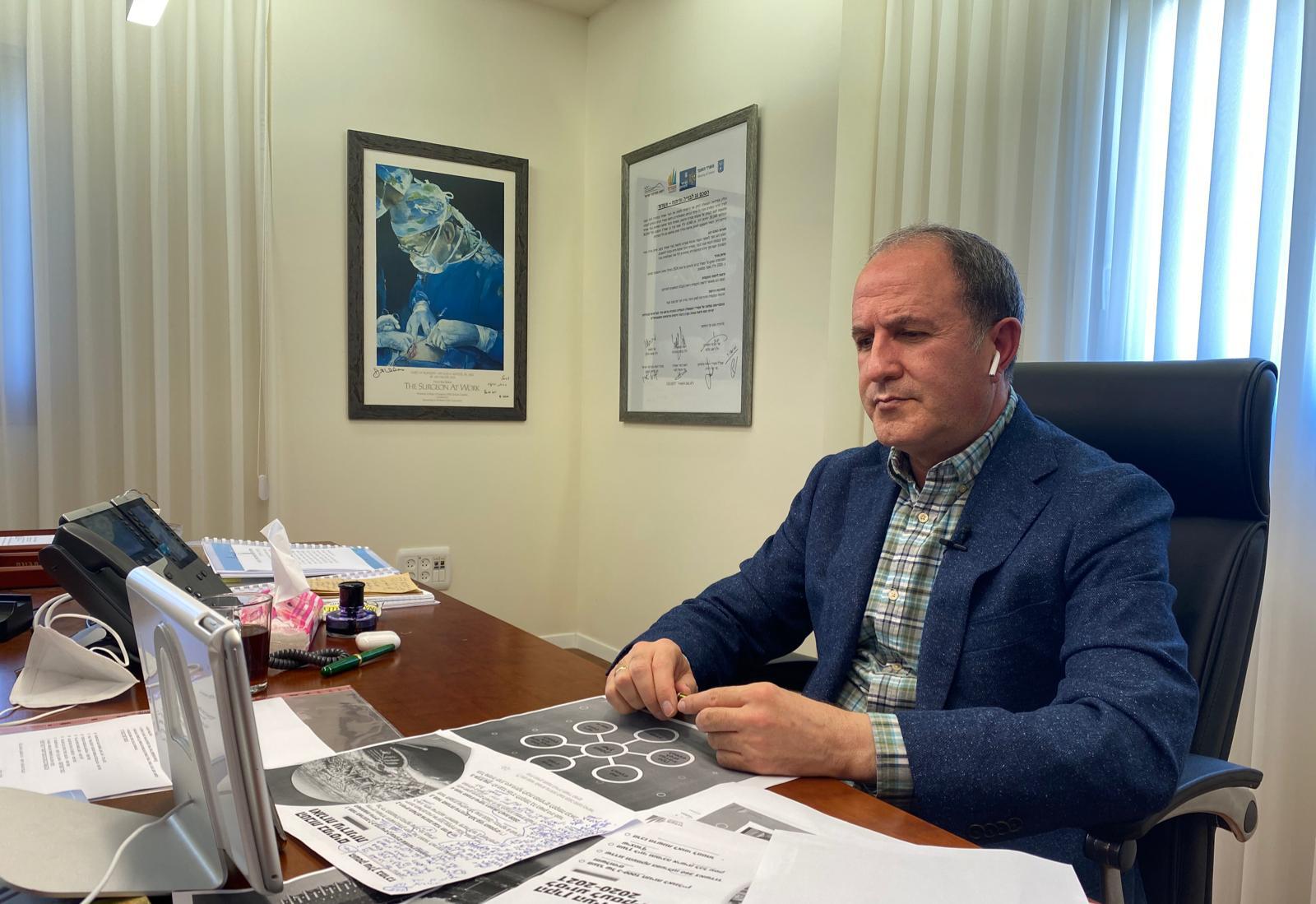 ראש העיר בזום