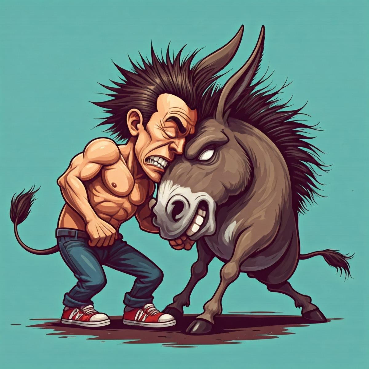 נוגחי החמורים