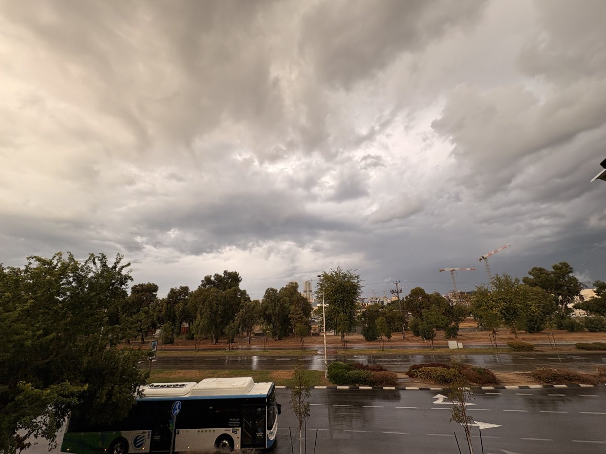 הבוקר באשדוד (צילום: אשדוד נט)