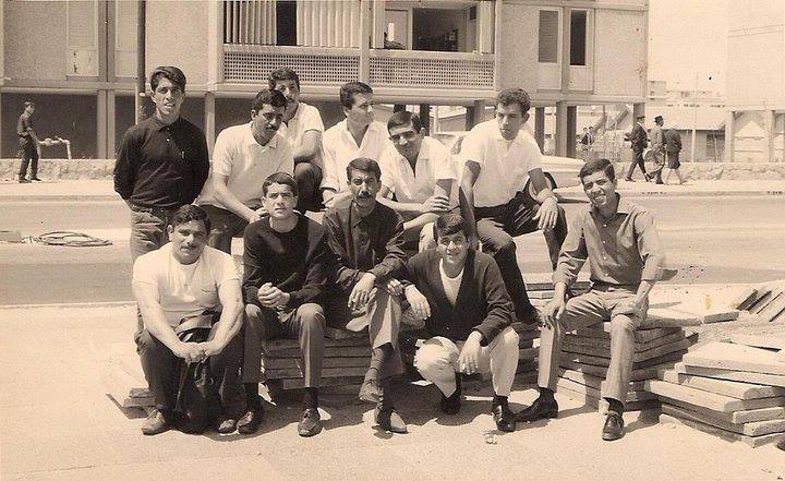 בבר אלחרר, רירי אלחרר,מוריס סיבוני, אלי עזרן, כליפה אוחיון, ז'ק אוחיון, איציק אלחרר, דדי עמר