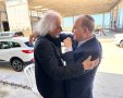 ראש העיר ד"ר יחיאל לסרי עם דני בן אבו הצוהריים